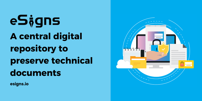 A central digital repository to preserve technical documents